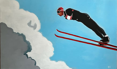 Birdman, 2023, 50x80 (sold)