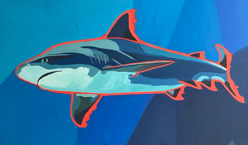 Jaws, 2024 (60x100)