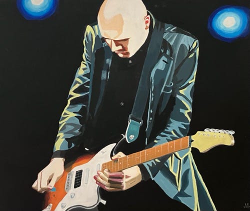 Smashing Pumpkins, Billy Corgan, Today, Acryl, Popart, Switzerland